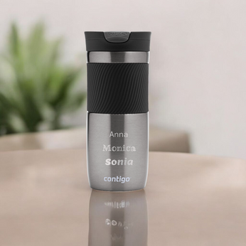 Contigo Byron - Kubek termiczny z grawerem - 470ml - Gunmetal