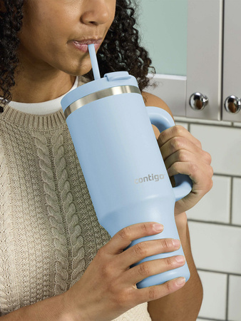 Contigo Streeterville Tumbler - Kubek termiczny ze słomką - 1200 ml - Glacier