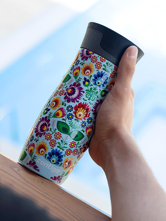 Contigo West Loop 2.0 - Kubek termiczny - 470ml - Folklor - błękitny Mat