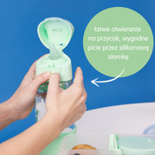 B.Box Butelka tritanowa ze słomką 450ml Spearmint