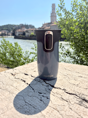 Contigo West Loop Mini - Kubek termiczny - 300ml - niebieski metalik - powystawowy