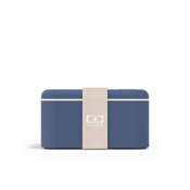 Monbento Lunchbox Bento Square Natural Blue