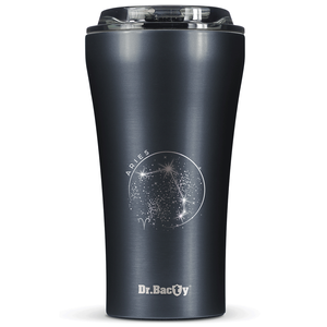 Dr.Bacty Apollo 2.0 - Kubek termiczny na kawę - "Baran" - 360 ml - Gunmetal