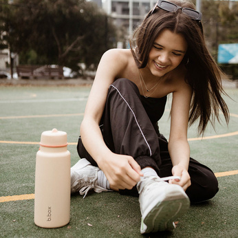 B.Box Butelka termiczna ze składanym ustnikiem – 1l Melon Mist