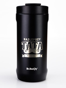 Cooler na puszkę Dr.Bacty Notus 360 ml - Najlepszy tata - czarny