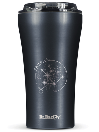 Dr.Bacty Apollo 2.0 - Kubek termiczny na kawę - "Byk" - 360 ml - Gunmetal