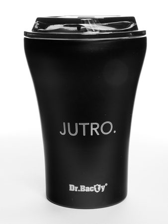 Dr.Bacty Apollo - Kubek do kawy na wynos - 227 ml - Jutro - czarny