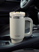 Contigo Streeterville Tumbler Mini - Kubek termiczny ze słomką - 880 ml - Oatmilk