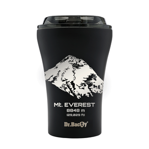 Dr.Bacty Apollo - Kubek termiczny do kawy - 227 ml - Mt. Everest - czarny