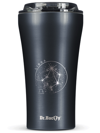 Dr.Bacty Apollo 2.0 - Kubek termiczny na kawę - "Waga" - 360 ml - Gunmetal