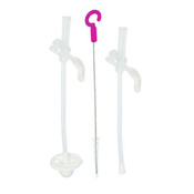 B.Box Słomki zapasowe i szczoteczka do bidonu 2 szt.