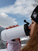 Dr.Bacty Notus - Kubek do samochodu - 360 ml - Dla kierownika - biały