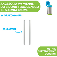B.Box Zestaw słomek do bidonu termicznego 350ml 2 szt.