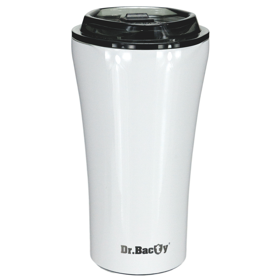 Dr.Bacty Apollo 2.0 - Kubek termiczny na kawę - 360 ml - Glossy White