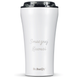Dr.Bacty Apollo 2.0 - Kubek termiczny na kawę - Smacznej kawusi - 360 ml - Glossy White