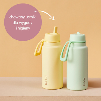 B.Box Butelka termiczna ze składanym ustnikiem – 1l Midnight 