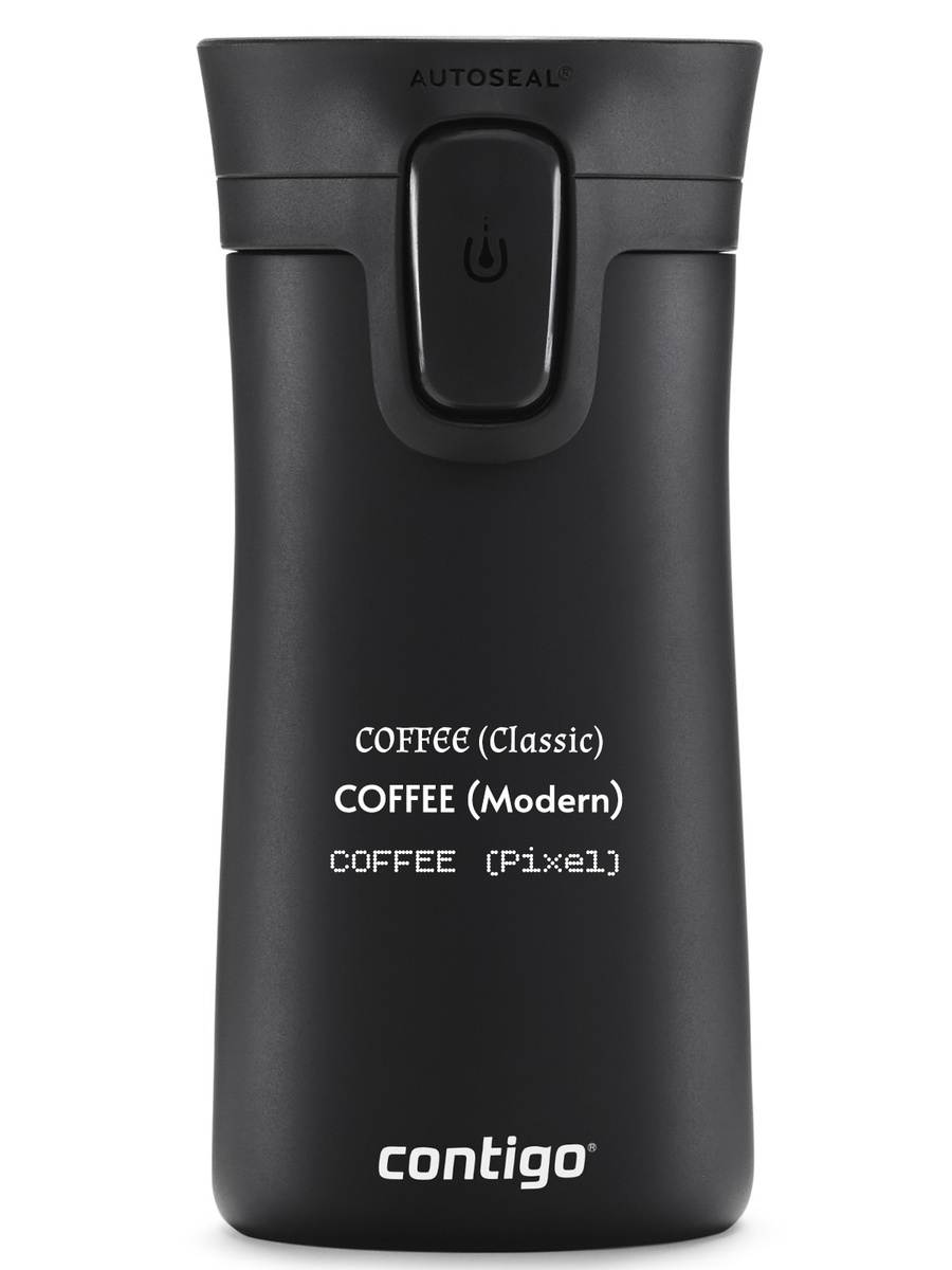 Contigo Pinnacle - Kubek termiczny z grawerem - 300ml - Matte Black