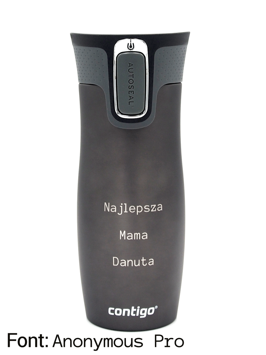 Contigo West Loop 2.0 - Kubek termiczny z grawerem - 470ml - Czerwony