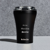 Kubek do kawy Dr.Bacty Apollo - 227 ml - czarny - Z twoim grawerem