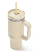 Contigo Streeterville Tumbler Mini - Kubek termiczny ze słomką - 880 ml - Oatmilk