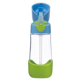 B.Box Butelka tritanowa ze słomką 450ml Ocean Breeze