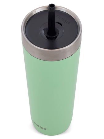 Contigo Luxe Tumbler - Kubek termiczny ze słomką - 720ml - Summer - Cucumber