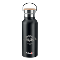 Dr.Bacty Iris - Butelka termiczna personalizowana - 500 ml - Czarna - Daulagiri