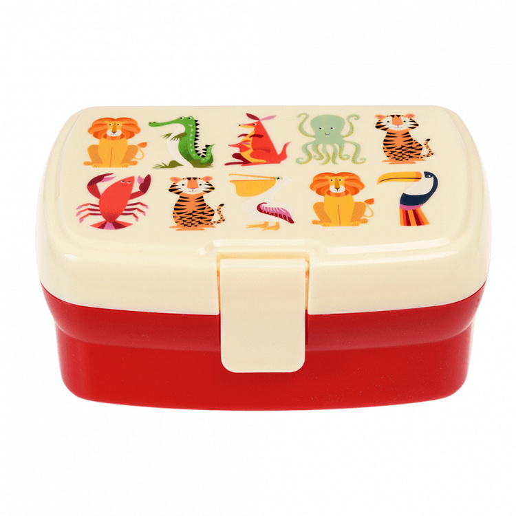 Rex London Lunchbox z wyjmowaną tacką Zwierzęta