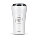 Dr.Bacty Apollo 2.0 - Kubek termiczny na kawę - Espresso depresso - 360 ml - Glossy White