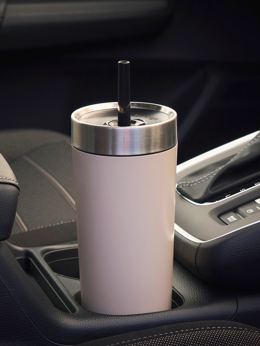 Contigo Luxe Tumbler - Kubek termiczny ze słomką z grawerem - 720ml - Brown Sugar