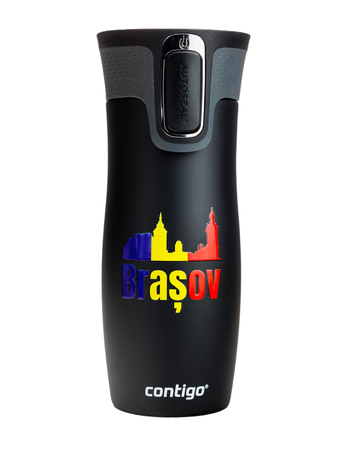 Contigo West Loop 2.0 - Kubek termiczny - 470ml - Brasov - Czarny mat