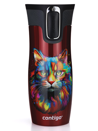 Contigo West Loop 2.0 - Kubek termiczny - 470ml - Kot - Czerwony