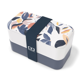 Monbento Lunchbox Bento Original Graphic Blue Vegetal