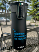 Contigo West Loop 2.0 - Kubek termiczny - 470 ml - To po Tacie - Czarny Mat