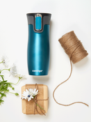 Contigo West Loop - Kubek termiczny z grawerem - 470ml - Turkusowy