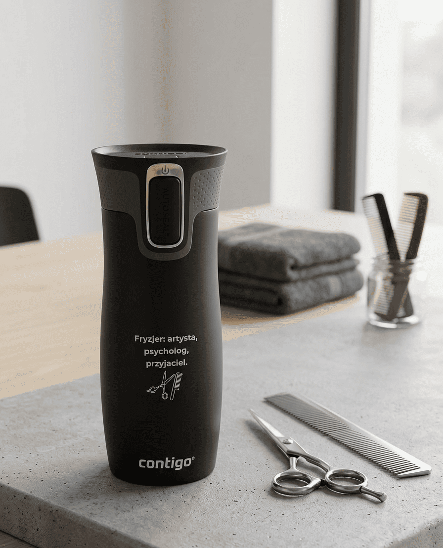 Contigo West Loop 2.0 - Kubek termiczny dla Fryzjera - 470 ml - czarny