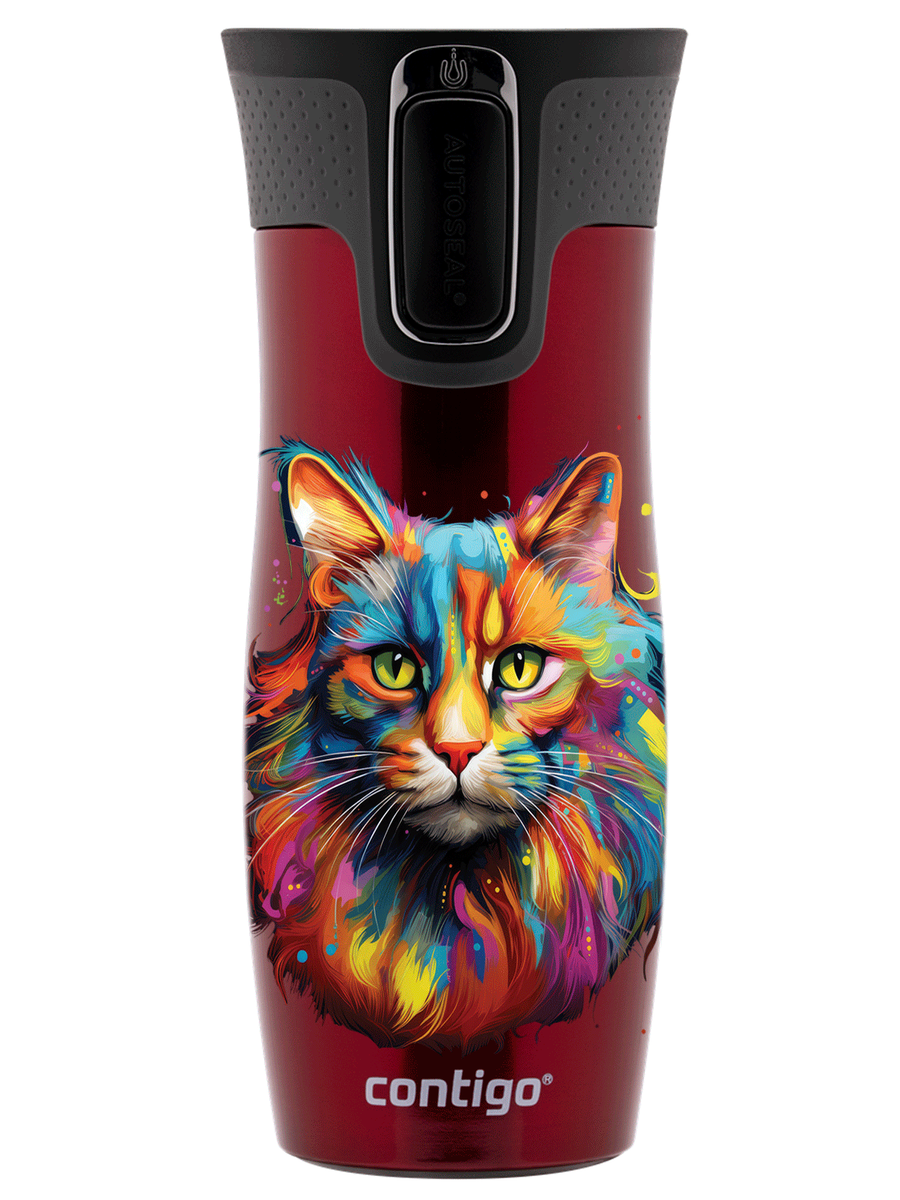 Contigo West Loop 2.0 - Kubek termiczny - 470ml - Kot - Czerwony
