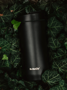 Dr.Bacty Notus - Kubek termiczny na kawę 2w1 - 360 ml - czarny - powystawowy