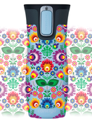 Contigo West Loop 2.0 - Kubek termiczny - 470ml - Folklor - błękitny Mat