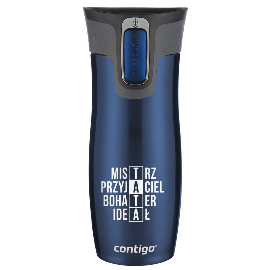 Contigo West Loop - Kubek termiczny -  470ml - Granat Mat Dzień Taty "Tata"