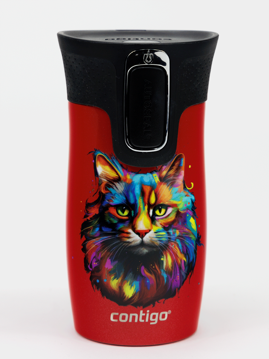 Contigo West Loop Mini - Kubek termiczny - 300ml - Kot - Goji Berry