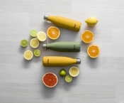 Butelka termiczna Ragsy Rubber 500ml - Yellow Matte