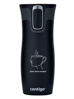Contigo West Loop 2.0 - Kubek termiczny dla Psychologa/Psycholożki - 470 ml - czarny