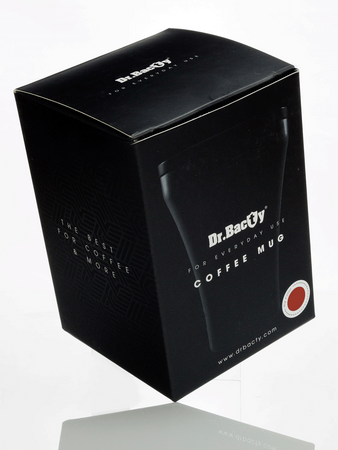 Dr.Bacty Apollo - Kubek na kawę - 227 ml - Dmuchawce - czerwony