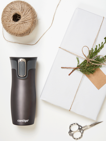 Contigo West Loop 2.0 - Kubek termiczny z grawerem - 470ml - Grafitowy