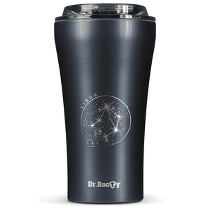 Dr.Bacty Apollo 2.0 - Kubek termiczny na kawę - "Waga" - 360 ml - Gunmetal