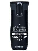 Contigo West Loop 2.0 - Kubek termiczny - 470 ml - Dla Przedszkolanki - Czarny Mat