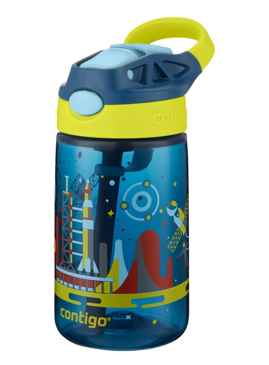 Contigo Gizmo Flip - Bidon dla dzieci / Kubek dla dzieci - 414ml - Nautical Space