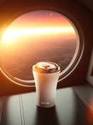 Dr.Bacty Apollo - Kubek termiczny do kawy z powłoką ceramiczną - 227 ml - biały - Pięciolinia