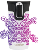 Contigo West Loop Mini - Kubek termiczny - 300ml - Glamour - Biały Metalik